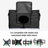 Blue Ombre Christmas Outdoor TV Cover 70-75 Inch Weatherproof, Oxford Heavy Duty Waterproof Outside Flat Screen TV Cover Protector for Television Accessories Xmas Tree Winter Snowman Snowflake view 4