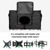 Christmas Balls Outdoor TV Cover 60-65 Inch Weatherproof, Oxford Heavy Duty Waterproof Outside Flat Screen TV Cover Protector for Television Accessories Xmas Tree Winter Snowflake Balls Rustic view 4