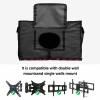 Christmas Snowman Outdoor TV Cover 36-39 Inch Weatherproof,Oxford Heavy Duty Waterproof Outside Flat Screen TV Cover Protector for Television LED Xmas Tree Birds Berry Snowflake Red Black Plaid view 4