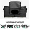Christmas Outdoor TV Cover 80-85 Inch Weatherproof, Oxford Heavy Duty Waterproof Outside Flat Screen TV Cover Protector for Television Accessories Xmas Winter Snowflake Green Red Words view 4