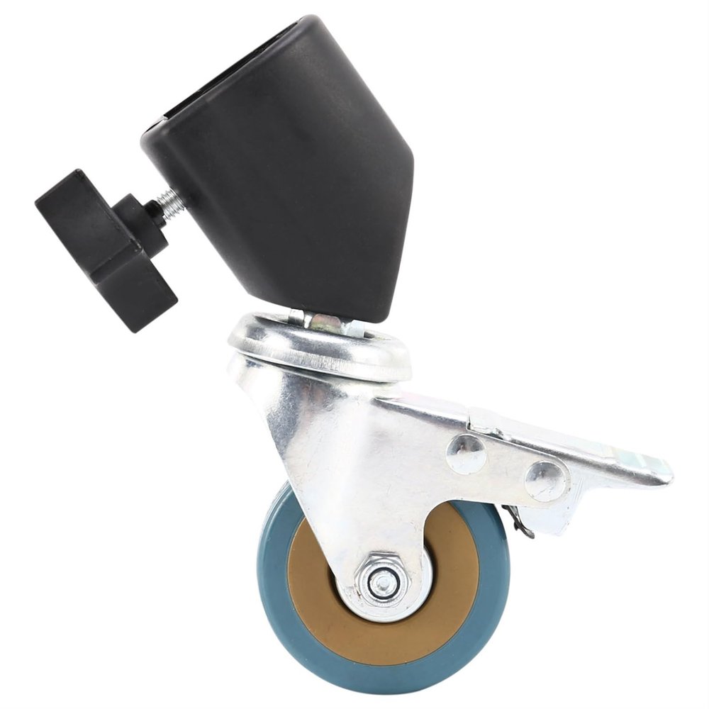 AVIMYA 3PCS 22mm Photo Studio Heavy Duty Universal Caster Wheel for Light Stands&Studio Boom Photo Studio Accessories