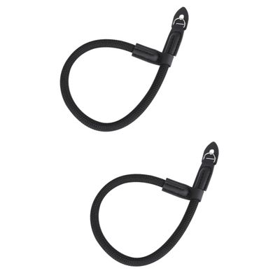 Gatuida 2pcs Mirrorless Camera Lanyard Braided Rope Camera Strap Black Lanyard Compatible Wear-resistant Wrist Cord