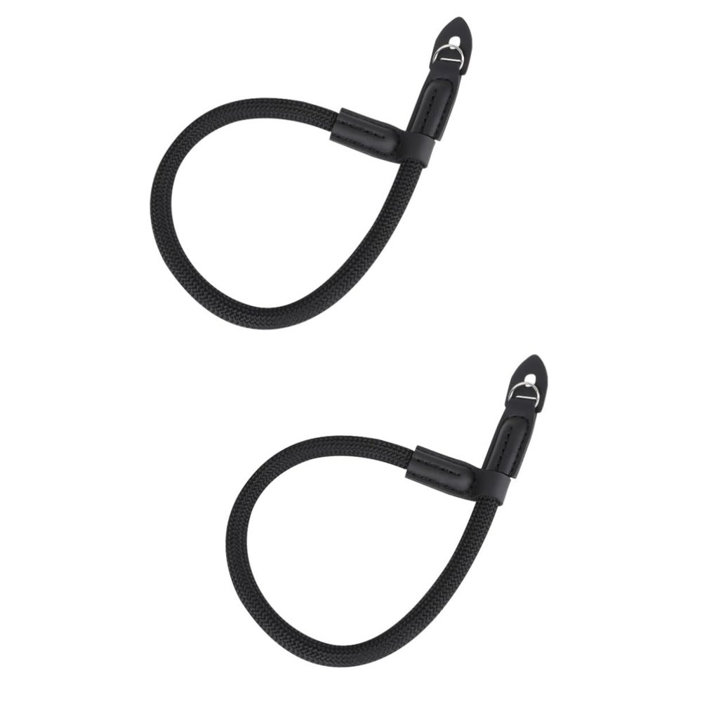 Gatuida 2pcs Mirrorless Camera Lanyard Braided Rope Camera Strap Black Lanyard Compatible Wear-resistant Wrist Cord