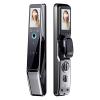 HAvern 3D Facial Recognition Palm Print Intelligent Electronic Lock Automatic Detection AI Smart Home and Office Fingerprint Door Lock (Color : Gray) view 1