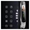 HAvern 3D Facial Recognition Palm Print Intelligent Electronic Lock Automatic Detection AI Smart Home and Office Fingerprint Door Lock (Color : Gray) view 4