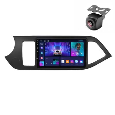 Android 12 System for KIA Picanto Morning 2011 2012 2013 2014 2015 2016 Car Stereo with SWC Car-Play Android Auto GPS Navigation Touch Screen Upgrade Car Radio Multimedia Player (M150S 4core 2+32G)