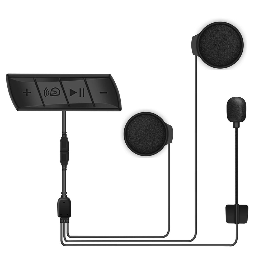 Motorcycle Helmet Bluetooth Headset, Motorcycle Sports Headset, Hands Noise Reduction Helmet Intercom Headset for Full Helmet for Motorcycle