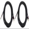 Rockville RCXBN15 15 ft 1/4 in to Banana Plug Speaker Cable, 16 AWG 100% Copper OFC Conductors, Durable PVC Jacket, ROHS Compliant, 2-Piece view 1