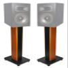 (1) Rockville RHT28C 28" 2-Tone Bookshelf Speaker Stands Surround Sound Home Theater view 1