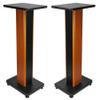 (1) Rockville RHT28C 28" 2-Tone Bookshelf Speaker Stands Surround Sound Home Theater view 3