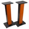 (1) Rockville RHT28C 28" 2-Tone Bookshelf Speaker Stands Surround Sound Home Theater view 4