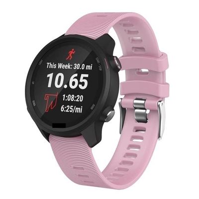 IENYU Colorful 20mm Watchbands strap for Garmin Forerunner 245 245M 645 Music vivomove 3 HR Sport silicone Smart watch band Bracelet (Color : A, Size : For Forerunner 645)