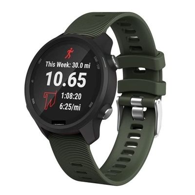 IENYU Colorful 20mm Watchbands strap for Garmin Forerunner 245 245M 645 Music vivomove 3 HR Sport silicone Smart watch band Bracelet (Color : F, Size : 20mm)