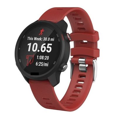 IENYU Colorful 20mm Watchbands strap for Garmin Forerunner 245 245M 645 Music vivomove 3 HR Sport silicone Smart watch band Bracelet (Color : J, Size : For Forerunner 245)
