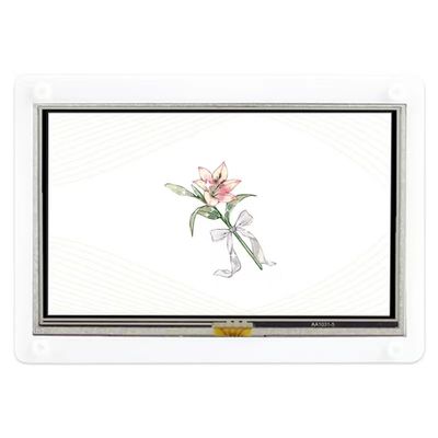 TUOPUONE 5inch Resistive Touch Screen LCD with Bicolor Case Compatible with Raspberry Pi 4B / 3B+ / 3A+ /Zero 2 W 800480 Resolution HDMI Display Interface Low Power