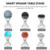Dutiplus Smart Speaker Table Stand Decorative Holder for Echo Dot 3rd/4th/5th Gen, Echo 4th/5th Gen, Echo Glow, Apple Homepod Mini and Google Home Mini/Nest Mini (Silver) view 2