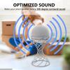 Dutiplus Smart Speaker Table Stand Decorative Holder for Echo Dot 3rd/4th/5th Gen, Echo 4th/5th Gen, Echo Glow, Apple Homepod Mini and Google Home Mini/Nest Mini (Silver) view 3