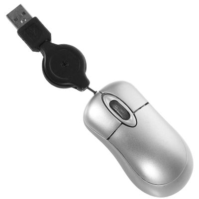 UKCOCO Mini USB Optical Mouse, Portable, Compatible with Mac, Windows, and Notebooks