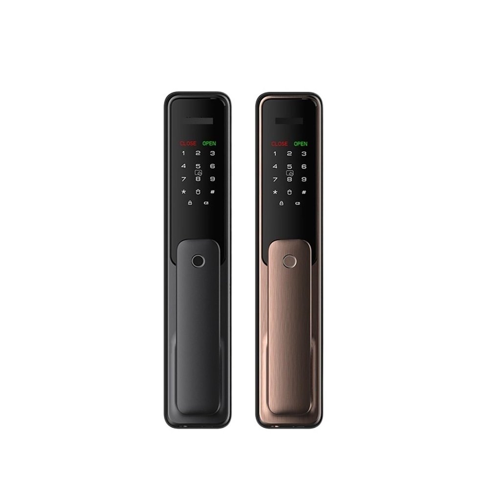 HAvern Automatic Fingerprint Lock, Intelligent Lock, Anti-Theft Door, Electronic Lock, Password Lock, Convenient for Home Backup (Color : A)