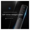 HAvern Automatic Fingerprint Lock, Intelligent Lock, Anti-Theft Door, Electronic Lock, Password Lock, Convenient for Home Backup (Color : A) view 3