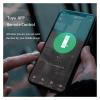 HAvern Tuya APP Fingerprint Lock Intelligent Door Lock Digital Door Lock Security Electronic Password Card Unlocking, Home Lock (Color : Black-only Handle) view 3