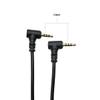 Seadream 2.5mm Aux Cable;2Pack 1Feet 2.5mm Double Angled Male to Male TRRS Stereo Headset Headphone Jack Gold Plated Connector Wire Cord Plug Cable 4 Pole (Double Angled) view 3