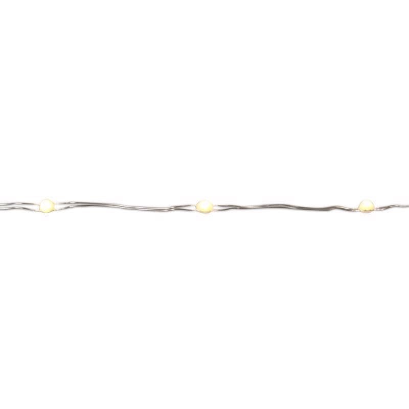 CELEBRATIONS 9071089 16.5 Ft. Basic Led Micro Dot & Fairy Clear Warm White String Christmas Lights 100 Count - Pack of 1