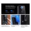 HAvern Tuya APP Fully Automatic Electronic Keyless Anti-Theft Intelligent Door Lock with Digital Fingerprint IC Card Mechanical Key Home (Color : Nickel) view 4