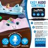 Toddler Headphones Wireless, Kids Bluetooth Earphones, Safe Volume - Wired School Headphones for Kids with 3.5 MM Jack and Travel Bag - Toddler Airplane Accessories for Boys & Girls - Kitty view 4