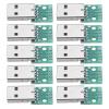 10Pcs USB Type A Male Plug to DIP Adapter Board 4 Pin 2.54mm Pitch USB with VBUS, D+, D-, GND for DIY USB Power Supply and Breadboard Design view 1