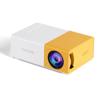 Airshi Mini Projector, Portable 24-60 Inch Projection Projector. US Plug 100240V for Family