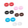 Healeved 24sets Silicone -Skid Glasses Sleeves Round Shape Eyeglass Retainers for Soft Silicone Grips for Glasses and Sunglasses Mixed Colors view 2