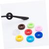 Healeved 24sets Silicone -Skid Glasses Sleeves Round Shape Eyeglass Retainers for Soft Silicone Grips for Glasses and Sunglasses Mixed Colors view 4