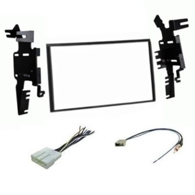 2 Din Car Stereo Radio Dash Kit Combo Made for 2007 2008 2009 2010 2011 Nissan Versa