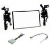 2 Din Car Stereo Radio Dash Kit Combo Made for 2007 2008 2009 2010 2011 Nissan Versa view 1