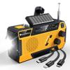 RunningSnail Hand Crank Emergency Radio with 3 Built-in Cable for Hurricane view 1