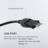 MOUDOAUER USB Microphone Cable,USB Male to XLR Female Mic Link Converter Cable Studio Audio Cable for Microphones Recording Karaoke view 4