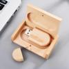 3.0 32GB Wood USB Flash Drive USB Disk Memory Stick with Wooden Box (3.0 32GB, Maple Wood-1) view 4