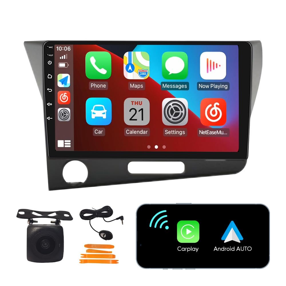 [2G+32G] Carplay Android Auto Touchscreen Autoradio Car Stereo GPS Navigation FM Radio Head Unit WiFi Mirror Link Multimedia Player GPS Radio DSP Forhonda CRZ 2010-2021 lhd