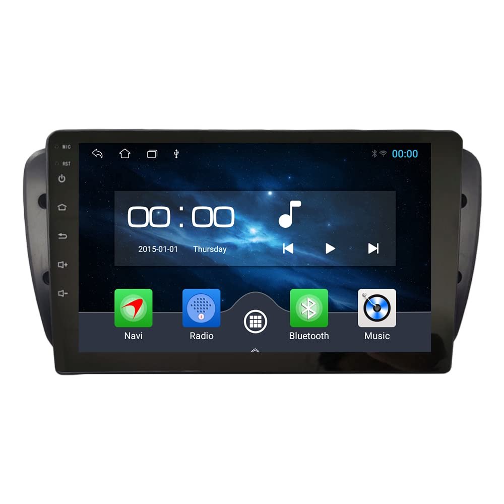 [2G+32G] 9" Carplay Android Auto Touchscreen Autoradio Car Stereo GPS Navigation FM Radio Head Unit WiFi Mirror Link Multimedia Player GPS Radio DSP Forseat Ibiza 2008-2015