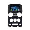 [2G+32G] 9" Carplay Android Auto Touchscreen Autoradio Car Stereo GPS Navigation FM Radio Head Unit WiFi Mirror Link Multimedia Player GPS Radio DSP Forjeep Wrangler 2008-2010 4 Door view 1
