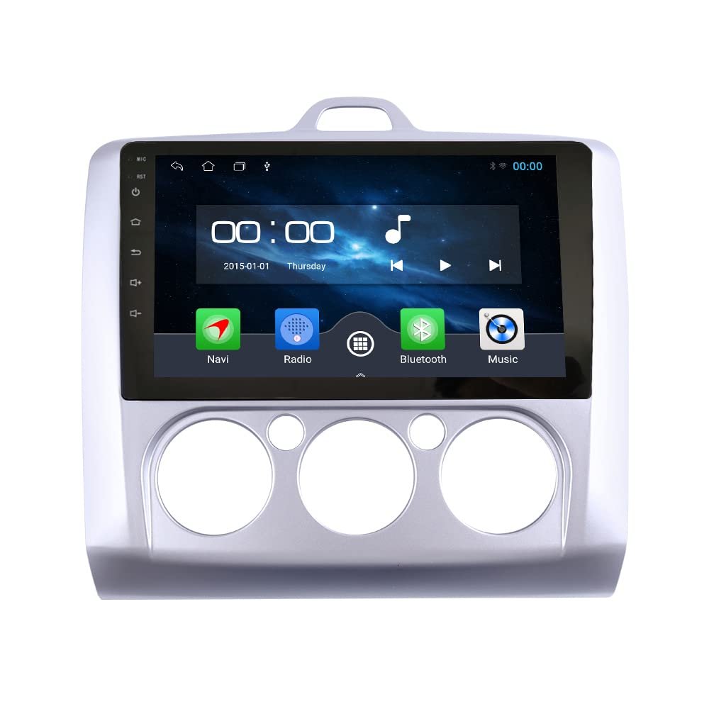 [2G+32G] 9" Carplay Android Auto Touchscreen Autoradio Car Stereo GPS Navigation FM Radio Head Unit WiFi Mirror Link Multimedia Player GPS Radio DSP Forford Focus 2004-2011 mt