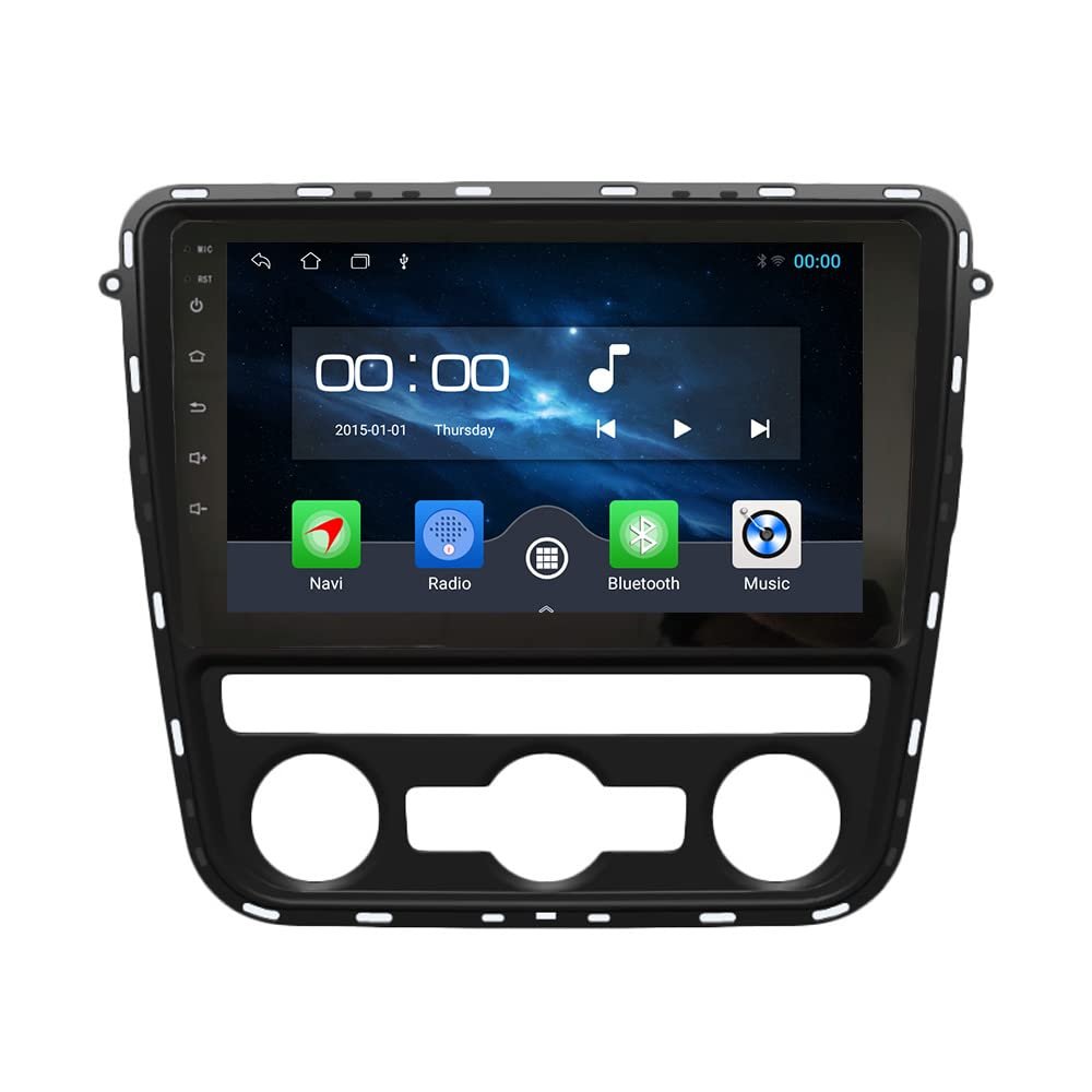 [2G+32G] 9" Carplay Android Auto Touchscreen Autoradio Car Stereo GPS Navigation FM Radio Head Unit WiFi Mirror Link Multimedia Player GPS Radio DSP for Passat 2011-2015