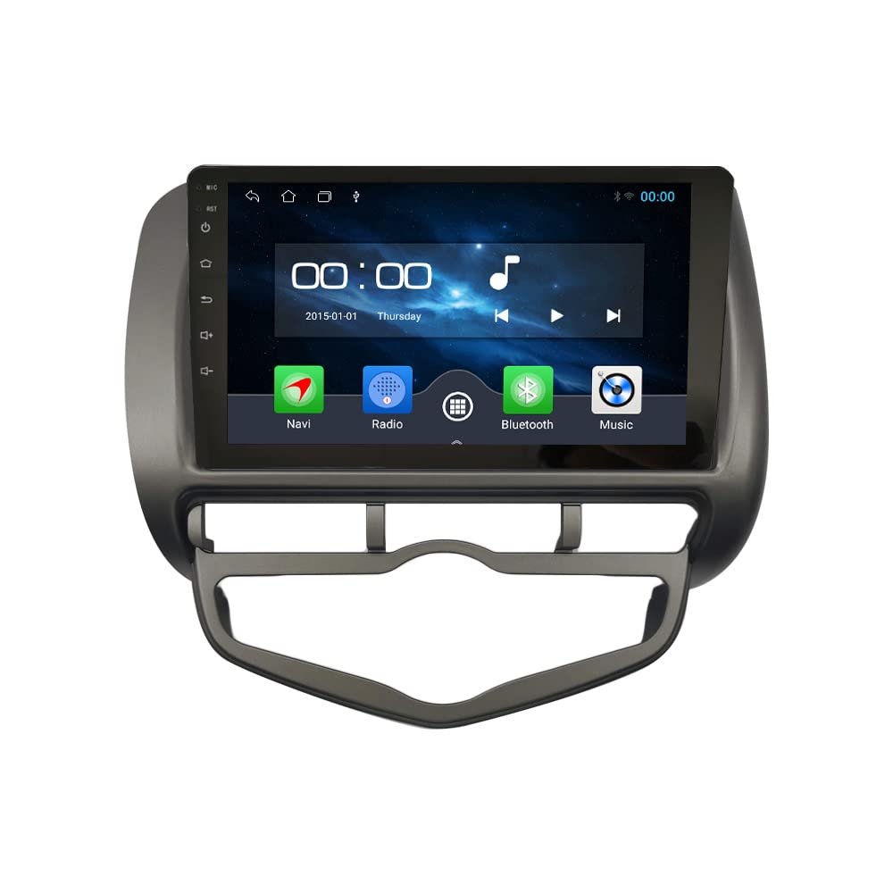 [2G+32G] 9" Carplay Android Auto Touchscreen Autoradio Car Stereo GPS Navigation FM Radio Head Unit WiFi Mirror Link Multimedia Player GPS Radio DSP Forhonda Jazz/City 2006-2021 lhd auto ac