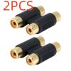 MOUDOAUER 2Pcs Gold Plated RCA Female to Female Adapter, Female to RCA Female Jack Adaptor Connector view 2