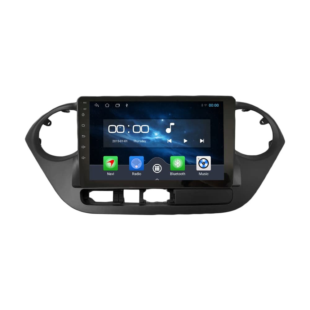 [2G+32G] 9" Carplay Android Auto Touchscreen Autoradio Car Stereo GPS Navigation FM Radio Head Unit WiFi Mirror Link Multimedia Player GPS Radio DSP Forhyundai i10 2013-2017 RHD