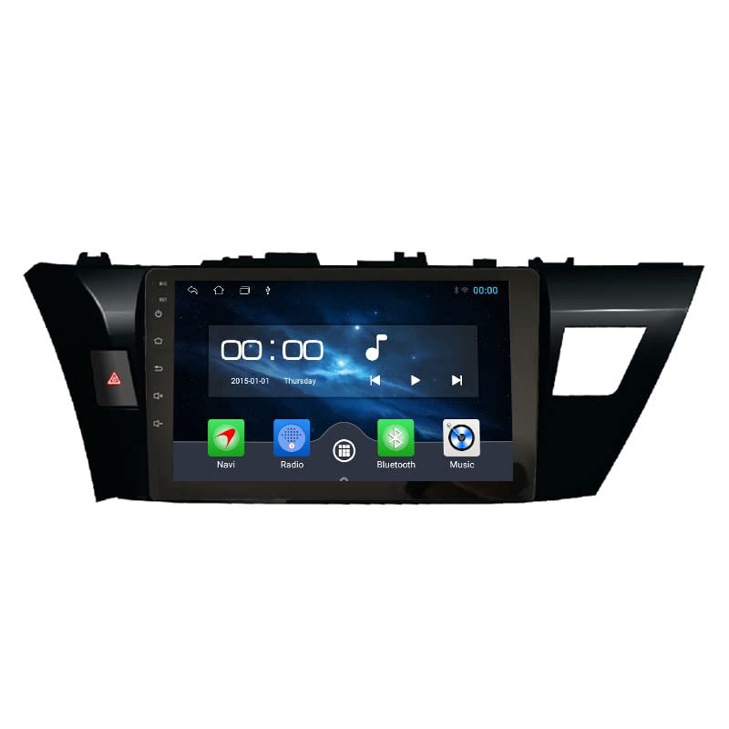 [2G+32G] 10" Carplay Android Auto Touchscreen Autoradio Car Stereo GPS Navigation FM Radio Head Unit WiFi Mirror Link Multimedia Player GPS Radio DSP Fortoyota Corolla 2013-2016 lhd