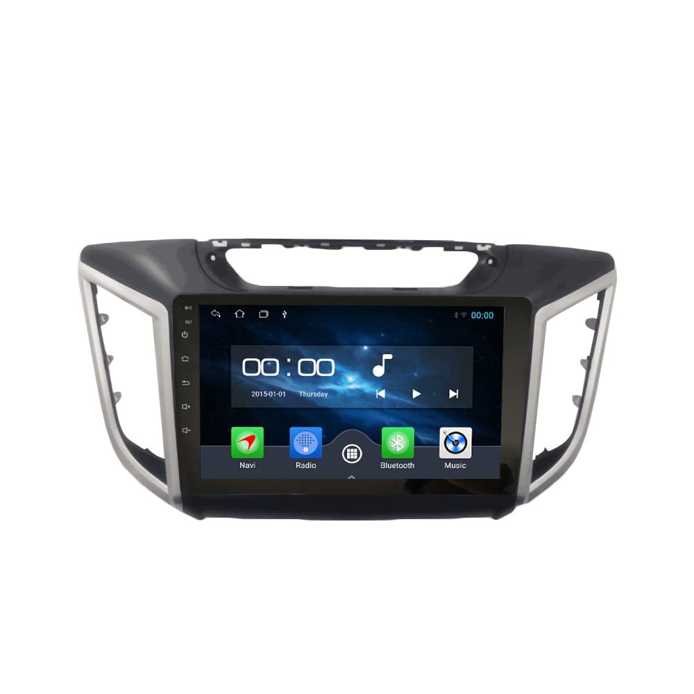 [2G+32G] 9" Carplay Android Auto Touchscreen Autoradio Car Stereo GPS Navigation FM Radio Head Unit WiFi Mirror Link Multimedia Player GPS Radio DSP Forhyundai Creta ix25 2014-2021