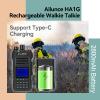 Retevis Ailunce HA1G GMRS Handheld Radio, Chirp, GMRS Radio with IP67 Speaker Mic, Waterproof, NOAA, 2800mAh USB-C Rechargeable, Repeater Compatible Two Way Radio for Blizzard, Survival, Emergency view 4