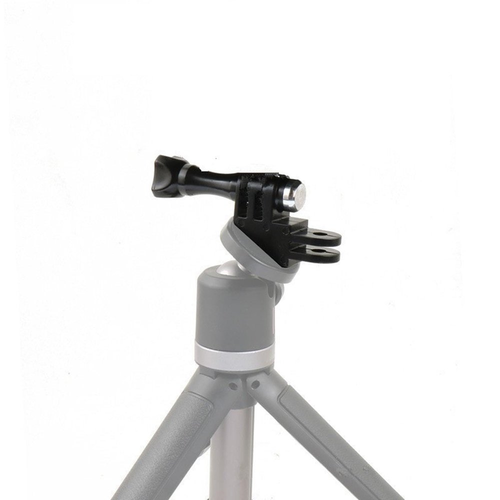 MOOKEENONE 90 Degree Mount CNC Aluminium Alloy Tripod Mount Adapter Elbow Adapter for GoPro Hero 11 10 9 8